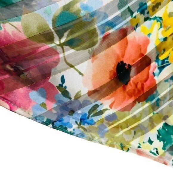 Kensie Shadow-Striped Floral-Print Maxi Dress Size 0 - Picture 8 of 12